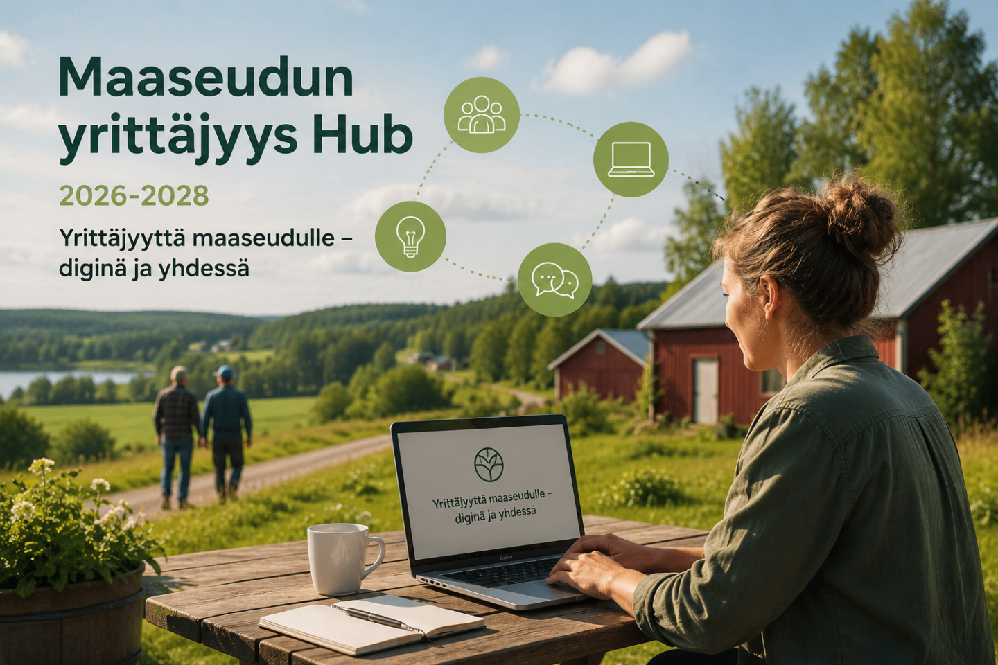 Maaseudun yrittäjyys Hub 2026-2028 – Yrittäjyyttä maaseudulle – diginä ja yhdessä